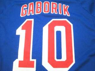 NHL Reebok New York Rangers Marian Gaborik Youth Hockey Jersey New w 