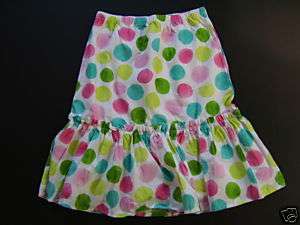 New Gymboree Girls Flower Garden Skirt Dots Size 12  