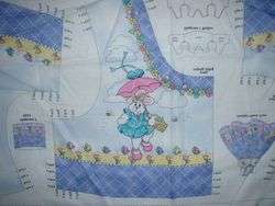 Easter SWING INTO SPRING Jumper Bodice Fabric Panel  