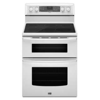   30 In. Self Cleaning Freestanding Double Oven Electric Range in White