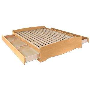 Prepac Sonoma Queen 6 Drawer Platform Storage Bed MBQ 6200 3K at The 