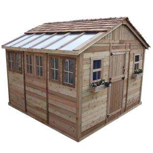   ft. x 12 ft. Western Red Cedar Garden Shed SSGS1212 at The Home Depot