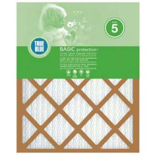 True Blue 16 in. x 32 in. x 1 in. Basic Pleated FPR 5 Air Filter 