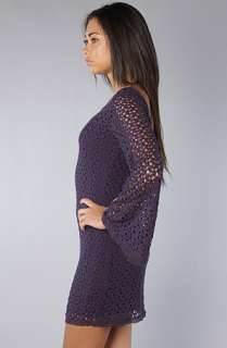 Free People The Gypsy Lace Body Con Dress in Aubergine  Karmaloop 