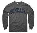 Gonzaga Bulldogs Dark Heather Arch Long Sleeve T Shirt