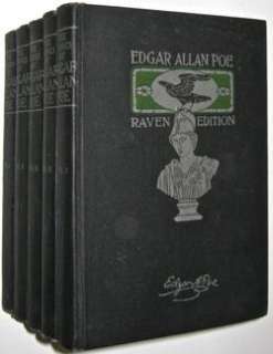 EDGAR ALLAN POEs Works THE RAVEN EDITION Illustrated.horror  