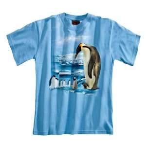 Bushfire Bushfire Kinder T Shirt Pinguin hellblau Größe 164 Farbe 