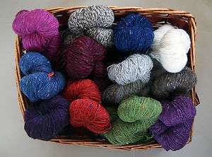 100% Wool Irish Donegal Tweed Knitting Yarn from Kilcarra Ireland 