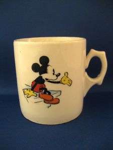 RARE Mickey Mouse Bavarian China Mug / 1930s  