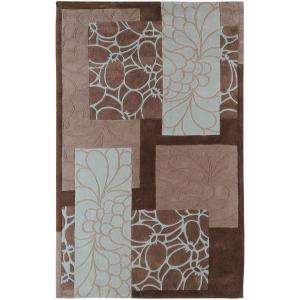   Mushroom Brown 8 ft. x 11 ft. Area Rug MERE 8890 at The Home Depot