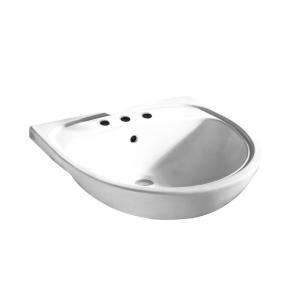 American Standard Mezzo Drop InSemi Countertop Bathroom Sink with 8 in 