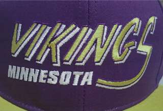 Minnesota Vikings Flatbill Snapback Adjustable NFL Cap  