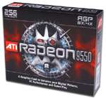 ATI Radeon 9550 / 256MB DDR / AGP 8x / DVI / VGA / TV Out / Video Card 