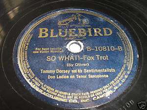 Tommy Dorsey  Buddy Rich 78 BLUEBIRD 10810 ORIGINAL  
