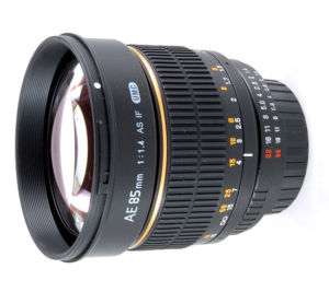 Samyang AE 85mm f1.4 Lens for Nikon D40 D60 D90 D3100  