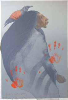   Lakota Sisters 84 Hand Colored Signed Original Lithograph OBO  