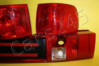 Audi 100 C4 Klarglas rot Rückleuchten Blende L+R 90 94  