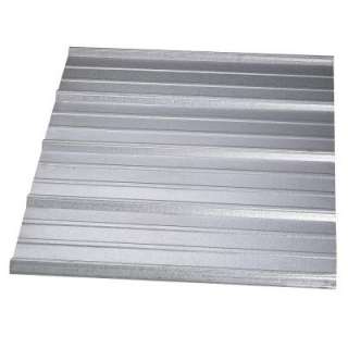   ft. 29 Gauge Galvanized SM Rib Roofing Panel 13548 at The Home Depot