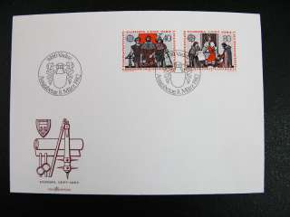 Liechtenstein Stamps 260 Cachet First Day Covers  