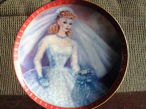 1959 BARBIE Bride To Be, Susie Morton plate,Danbury  