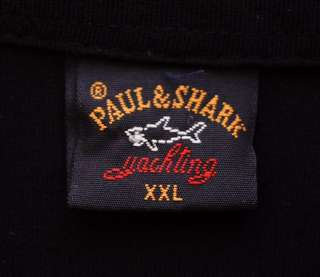 PAUL & SHARK YACHTING SHIRT ~ XXL POLO STYLE STRIPES logo FREE US 