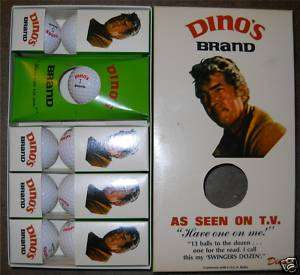 NEW One Box Dino Dean Martin Dinos Brand Golf 13 Balls  