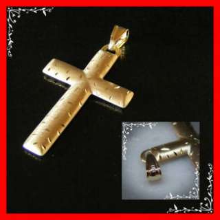 ANHÄNGER Kreuz groß 333 Gold 8 Karat diamant. Armband Kette 1325 in 