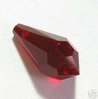 Swarovski Crystal 6000 Teardrop Siam Red 13mm Pendant  