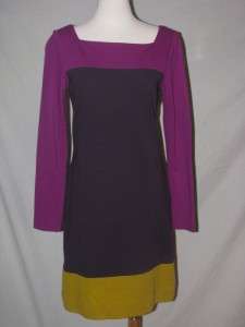 New Milly Colorblock Jersey Dress Small  