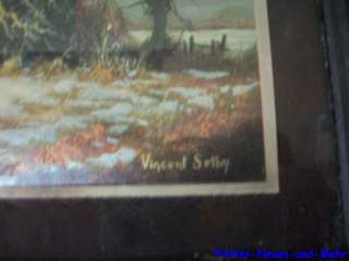 Bild Herbstlandschaft; signiert Vincent Selby; gerahmt  