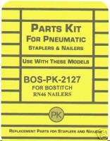 BOSTITCH RN46 COIL ROOFING NAILER  O`Ring PARTS KIT   