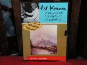 Art Kerner DVD Teton Country Oil Painting 60 Minutes  