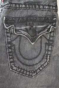 Mens True Religion Billy Super T Grey Drifter Jeans Gray NWT New 29 x 