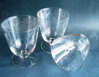 Cocktail Gläser + Glas Spieße mundgeblasen 50er Jahre  