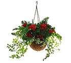 Bethlehem Lights Batt. Op. Mixed Plant Hanging Basket w/ Timer