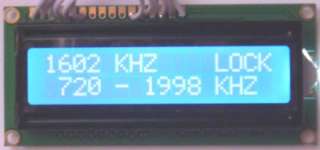 AM RADIO BAND DIGITAL LCD PLL EXCITER TRANSMITTER 2W  