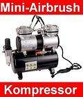 Airbrush Kompressor Zweizylinderko​mpressor AS 196 NEU