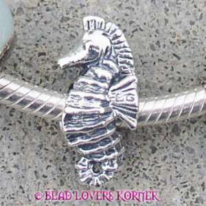   Seahorse Charm Bead Authentic Carlo Biagi .925 Sterling Silver  