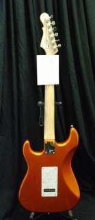 Legacy Usa Tangerine Guitar With Maple Fretboard W/ G&G Hardshell 