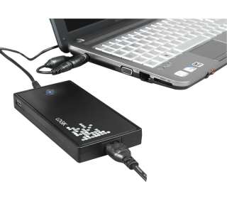 LOGIK LNUP90W10 Slimline Universal Laptop Power Adaptor Charger Black 