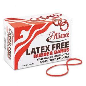  Alliance  Latex Free Orange Rubber Bands, Size 117B, 1/8 