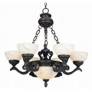  Athena Collection Six Plus Two Chandelier