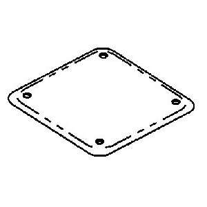  BOWERS 4 RAISED SQUARE STEEL ELECTRICAL BOX COVER: Home 