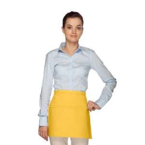  DayStar 140 Squared Waist Apron   Yellow   Embroidery 
