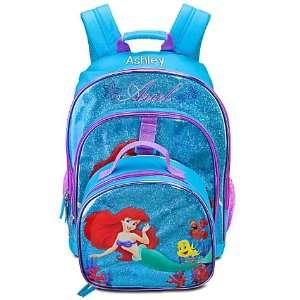 Disney Exclusive The Little Mermaid Ariel and Friends Backpack & Lunch 