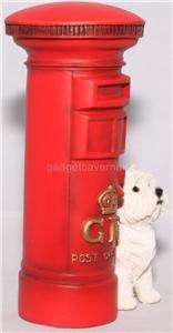 White Westie Morning Post Postbox Dog Ornament Leonardo  