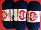 red heart heart sole wool blend sock yarn navy blue