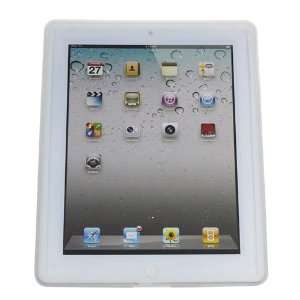   Apple iPad 2 Soft Rubber Silicone Case Skin Cover Faceplate  White