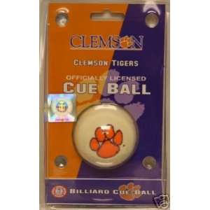 Clemson University Tigers Billiard Pool Cue Ball  Sports 