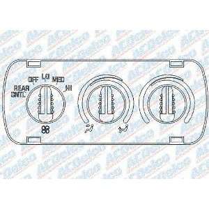  ACDelco 15 72692 Heater and Air Conditioner Control 